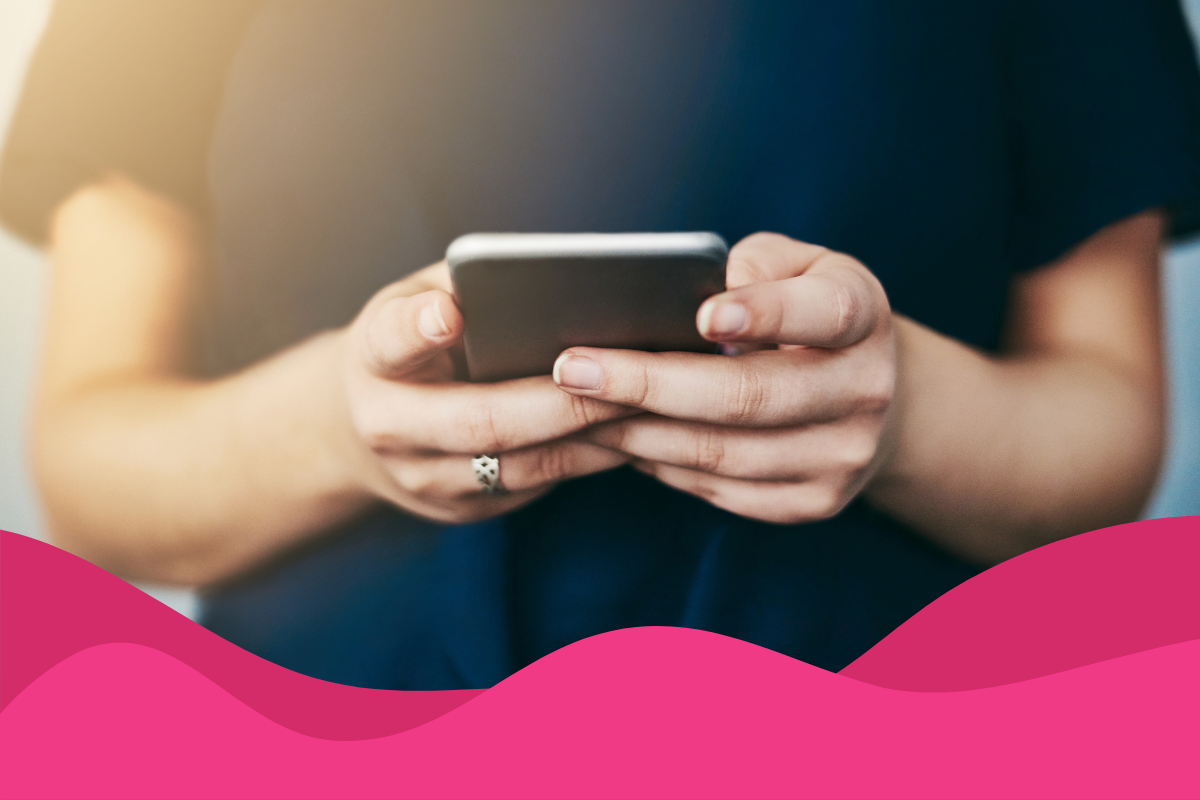 Image front on of as person on their phone zoomed into the back of the phone in an article about Sheffield latest digital marketing news regarding Google, AI, ChatGPT and social media and what these updates mean for your business by Daffodil Marketing in Sheffield, South Yorkshire,